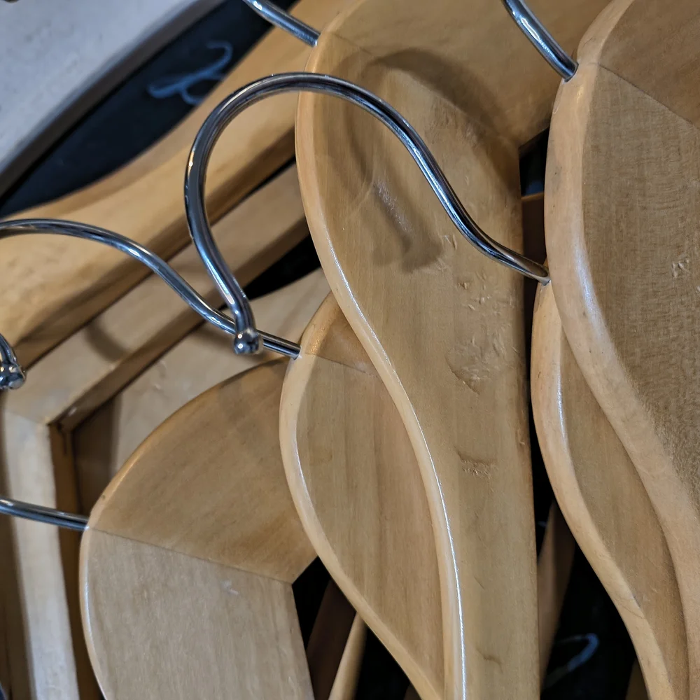 Wooden Clothes Hangers Set 2